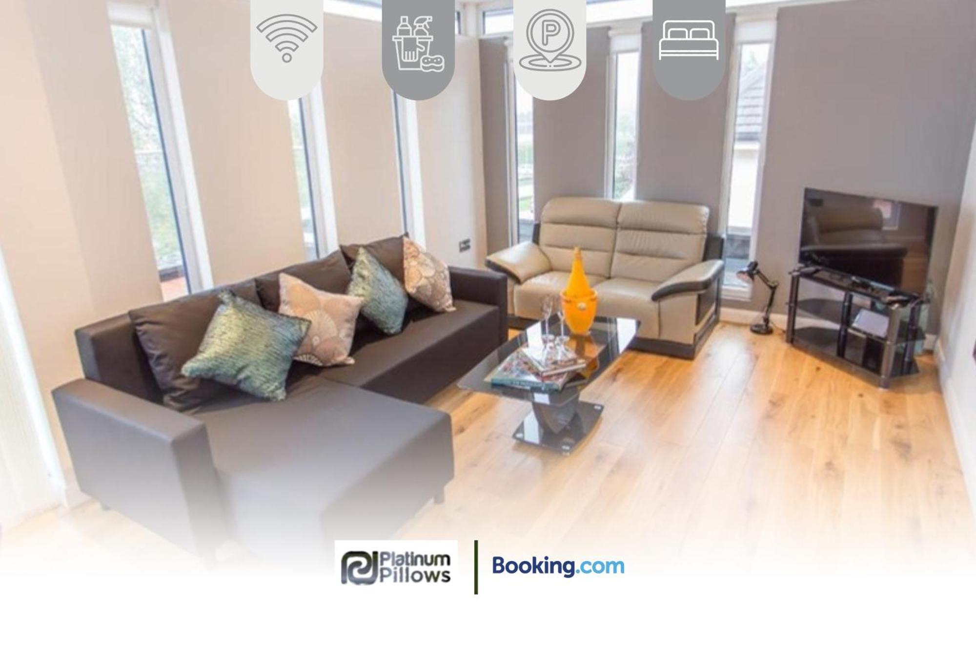 Modern Oxford 2 Bedroom Apartments, Near Headington Hospital, Families & Contractor Accommodation With Parking Ngoại thất bức ảnh